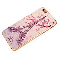 For iPhone 6 Case / iPhone 6 Plus Case Shockproof Case Back Cover Case Eiffel Tower Soft TPU iPhone 6s Plus/6 Plus / iPhone 6s/6