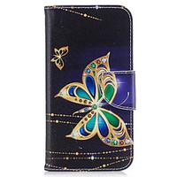 For Samsung Galaxy J3 J3 (2016) Case Cover Butterfly Pattern PU Material Card Stent Wallet Phone Case Galaxy J7 (2017) J5 (2017) J3 (2017)