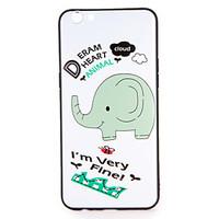 for oppo r9s r9s plus case cover pattern back cover case elephant soft ...