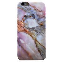 For iPhone 7 7 Plus 6S 6 Plus Case Cover Marble Pattern Embossed PC Material Phone Case