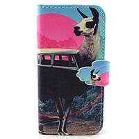 For Samsung Galaxy Case Card Holder / Wallet / with Stand / Flip Case Full Body Case Animal PU Leather SamsungS6 edge / S6 / S5 Mini / S5