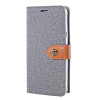 For Samsung Galaxy Note 5 Note 4 Case Cover The Canvas Cloth Pattern PU Leather Cases