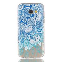 For Samsung Galaxy A5(2017) A3(2017) Phone Case TPU Material Leaves Pattern Relief Phone Case