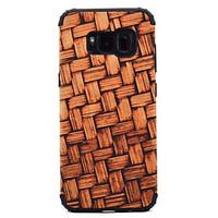 For Samsung Galaxy S8 Plus S8 Shockproof Wood Grain Pattern Magnetic Absorption Case Back Cover Case TPU And PC Phone Case S7 Edge S7