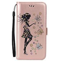 For Samsung Galaxy A7 2017 A5 2017 Card Holder Wallet with Stand Flip Embossed Case Full Body Case Sexy Lady Hard PU Leather for A3 2017 A510 A310 A5