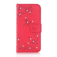 For Samsung Galaxy J3 (2016) J5 (2016) Case Cover Butterfly Love Flowers Pattern Embossed Point Drill PU Material Phone Case G530 G360