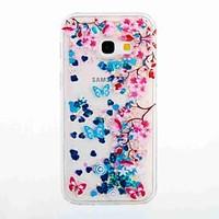 For Samsung Galaxy A3(2017) A5(2017) Flowing Liquid Pattern Case Back Cover Case Flower Soft TPU for A5(2016) A3(2016)