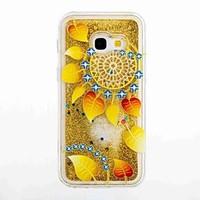 For Samsung Galaxy A3(2017) A5(2017) Flowing Liquid Pattern Case Back Cover Case Flower Soft TPU for A5(2016) A3(2016)