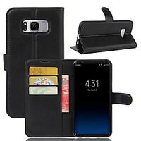 For Card Holder Wallet Shockproof with Stand Case Full Body Case Solid Color Hard PU Leather for SamsungS8 Plus S8 S7 edge S7 S6 edge S6