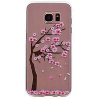 For Samsung Galaxy S8 Plus S6 Cherry Tree Pattern TPU High Purity Translucent Soft Phone Case S7 S6 edge S5 S4 S3 S8