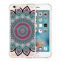For iPhone 6 Case / iPhone 6 Plus Case Shockproof / Transparent / Pattern Case Back Cover Case Mandala Soft SiliconeiPhone 6s Plus/6 Plus