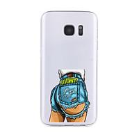 for samsung galaxy s7 edge s6 transparent pattern case back cover case ...