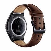 For Samsung Gear S2 Classic SM-R732/R7320 Smart Watch Genuine Leather Replacement Watch Band