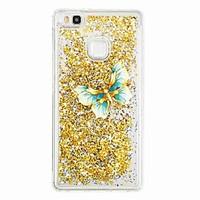 For Huawei P9 Lite Huawei P8 Lite Flowing Liquid Pattern Case Back Cover Case Butterfly Soft TPU