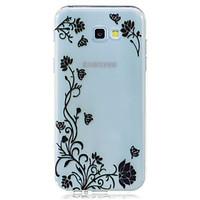 For Samsung Galaxy A7 A5 (2017) Case Cover Butterfly Love Flower Pattern HD Painted High Penetration TPU Material Soft Case Phone Case A3 (2017)