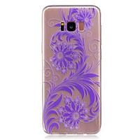 For Samsung Galaxy S8 Plus S8 IMD Transparent Case Back Cover Case Ombre Flower Soft TPU for S7 edge S7 S6 edge S6 S5