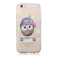 for iphone 5 case transparent pattern case back cover case owl soft tp ...