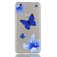 For Huawei P9 Lite P8 Lite (2017) Case Cover Butterfly Pattern Relief Dijiao TPU Material High Through The Phone Case P8 Lite