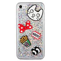 for apple iphone7 7 plus case cover pattern back cover case glitter sh ...
