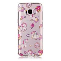 For Samsung Galaxy S8 Plus S8 TPU Material IMD Process Unicorn Pattern Phone Case S7 Edge S7 S6 Edge S6 S5