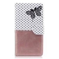 For Huawei P9 Lite P8 Lite Case Cover Card Holder Wallet with Stand Flip Pattern Full Body Case Butterfly Hard PU Leather