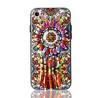 For iPhone 7 Plus 7 Case Cover Retro Ethnic Style 3D Embossed Bead Jewlery Tassel Case Beads Pendant Patterned 6s Plus 6 Plus 6 6s
