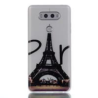 for lg g6 v20 glow in the dark frosted case back cover case eiffel tow ...