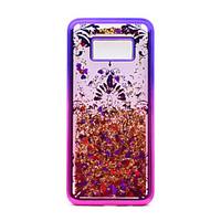 For Samsung Galaxy S8 Plus S8 Case Cover Flowing Liquid Pattern Back Cover Case Glitter Shine Flower Soft TPU for S7 edge S7
