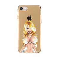 For Transparent Pattern Case Back Cover Case Hot Sexy Lady Soft TPU for IPhone 7 7 Plus iPhone 6s 6 Plus iPhone 6s 6 iPhone 5s 5 5E 5C 4 4s