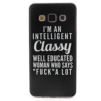 for samsung galaxy case pattern case back cover case word phrase tpu s ...