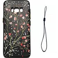For Samsung Galaxy S8 Plus S8 Case Cover Plum Blossom Pattern Fuel Injection Relief Plating Button Thicker TPU Material Phone Case S7 S6 Edge