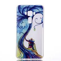 for asus zenfone 3 ze520kl ze552kl tree pattern relief luminous tpu ma ...