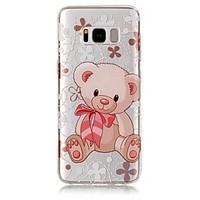 For Samsung Galaxy S8 Plus S8 Case Cover Bear Pattern High Permeability TPU Material IMD Craft Phone Case S7 S6 (Edge) S7 S6 S5