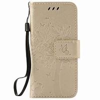 For Apple ipod touch 5 touch 6 Case Cover Card Holder Wallet with Stand Flip Embossed Pattern Full Body Case Tree Hard PU Leather