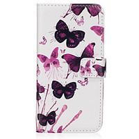 for Samsung Galaxy s8 s8 Plus Case Cover Butterfly Pattern PU Material Card Sten Twallet Phone Case S7 S6 S5 S7edge S6edge