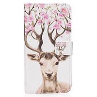 for Samsung Galaxy s8 s8 Plus Case Cover Deer Head Pattern PU Material Card Sten Twallet Phone Case S7 S6 S5 S7edge S6edge