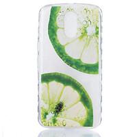 for motorola moto g4 plus case cover lemons pattern back cover soft tp ...