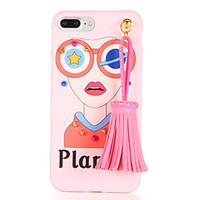 For DIY Case Back Cover Case Sexy Lady Soft TPU for Apple iPhone 7 Plus iPhone 7 iPhone 6s Plus iPhone 6 Plus iPhone 6s iPhone 6