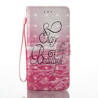 FOR iPhone 7 Plus 7 3D Effect Red Clouds Pattern PU Material Wallet Section Phone Case 6 Plus 6S 5 SE