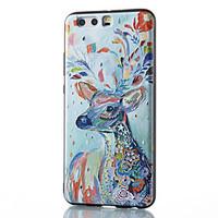 For Huawei Mate 8 Mate 9 Pro Case Cover Sika Deer Pattern Relief TPU Material Phone Case P10 P9 P8 Lite 2017 6X NOVA V9