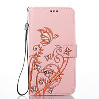 For Samsung Galaxy J3(2017) J5(2017) Case Cover Butterfly Flowers Pattern PU Material Card Stent Wallet Phone Case J3(2016) J3 J5(2016) J710 J7(2017)