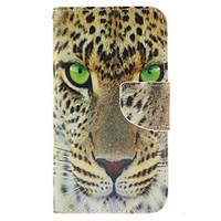 For Samsung Galaxy Case Wallet / Card Holder / with Stand / Flip Case Full Body Case Animal PU Leather Samsung S5 Mini