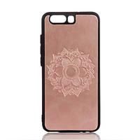 For Huawei P10 Plus P10 PU Leather Laterial PC Datura Flowers Pattern Phone Case P8 Lite (2017) P9 Lite Mate 9