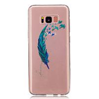 For Samsung Galaxy S8 Plus S8 Feathers Pattern Case Back Cover Case Soft TPU for Samsung Galaxy S5 Mini S4 Mini