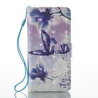 For Apple iPhone 7 Plus 7 Card Holder Wallet with Stand Flip Pattern Case Full Body Case Butterfly Hard PU Leather 6s Plus 6Plus 6s 6 5s 5