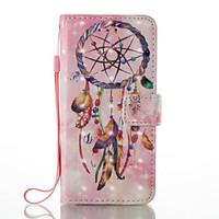 For Apple iPhone 7 Plus 7 Card Holder Wallet with Stand Flip Pattern Case Full Body Case Dream Catcher Hard PU Leather 6s Plus 6Plus 6s 6 5s 5