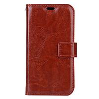For Huawei p8lite Honor6X Card Holder with Stand Flip Case Full Body Case Solid Color Hard PU Leather for Mate9 Pro P9 Lite Honor8 Honor7