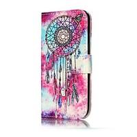 For Samsung Galaxy A3(2017) A5(2017) Case Cover Wind Chimes Pattern Painted Card Holder PU Leather Material Mobile Phone Case A3(2016) A5(2016)