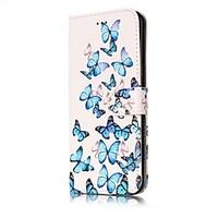 for samsung galaxy s7 s8 case cover butterfly pattern painted card hol ...