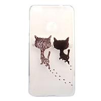 for huawei p8 lite 2017 p10 case cover cute kitten pattern painted hig ...